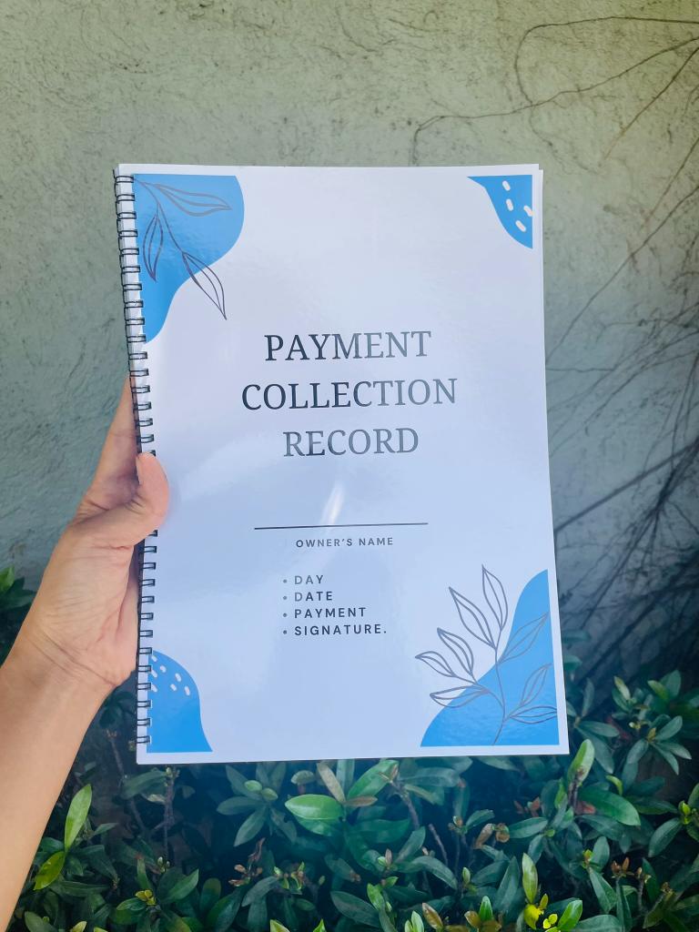 UTANG/LOAN PAYMENT COLLECTION RECORD 60 Days Daily Record Back to Back Print 100pages 70 Gsm Paper
