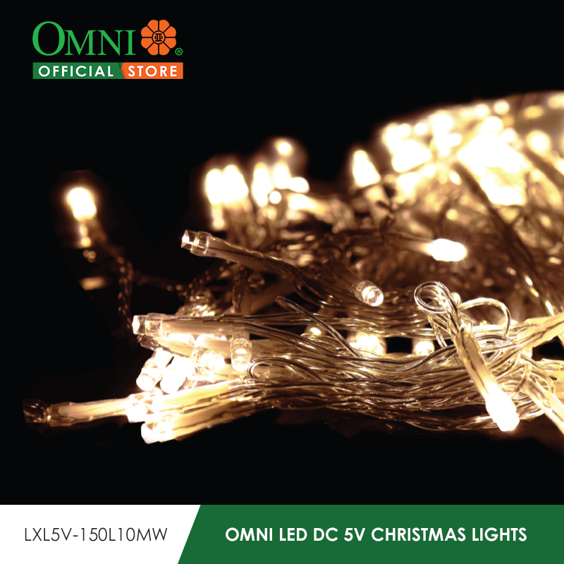 OMNI LED DC 5V Christmas Lights - LXL5V-150L10MW