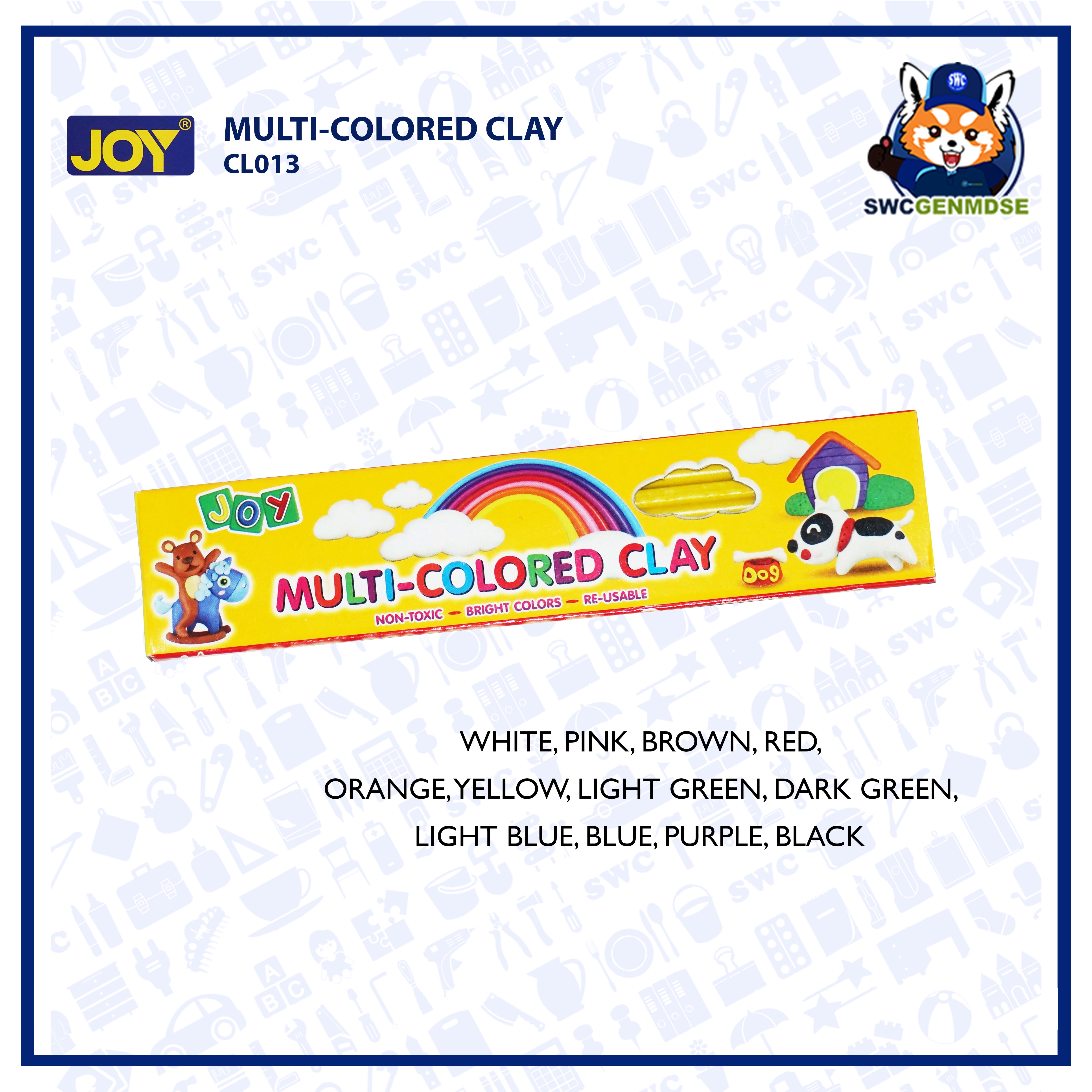 JOY Multi-Colored Clay | Single Color | CL013