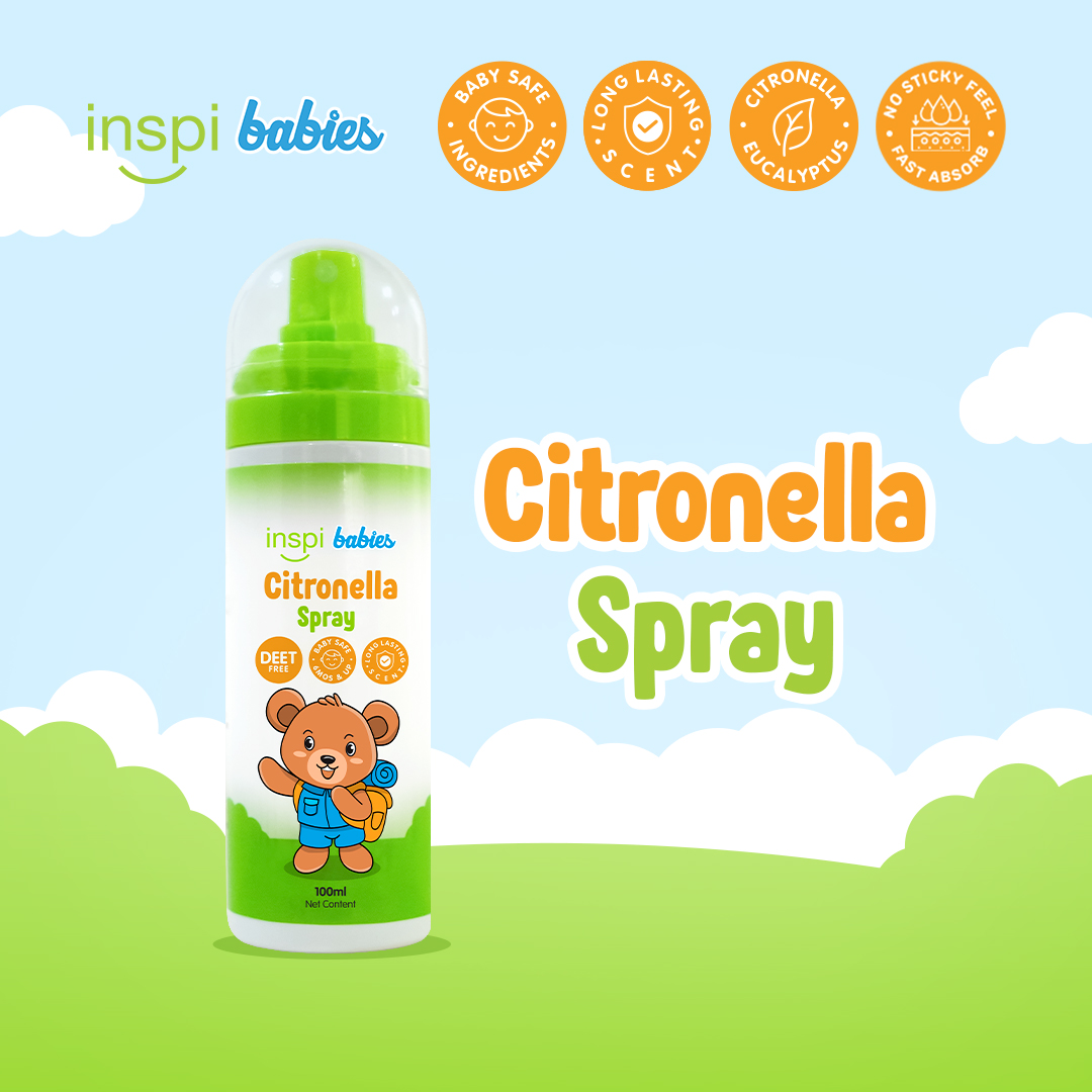 Inspi Babies Citronella Patches Lotion and Spray Collection (formerly known as Buzz Shield) -- insect repellent - free shipping essentials bundle christmas gift