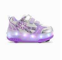 Disney Frozen Skate LED Shoes for Kids Girls Lysisthea with Customizable Light Modes