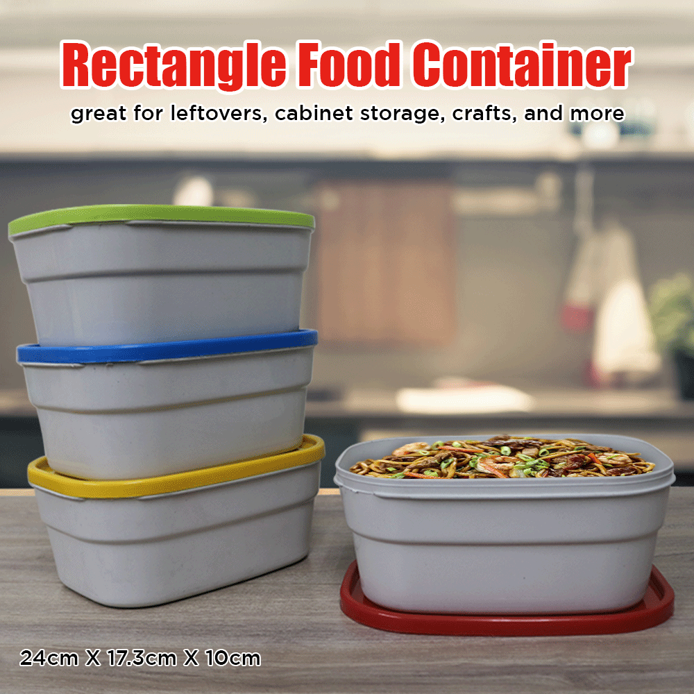 Product Rectangle Refrigerator Tupperware Kitchen Container | Food ...