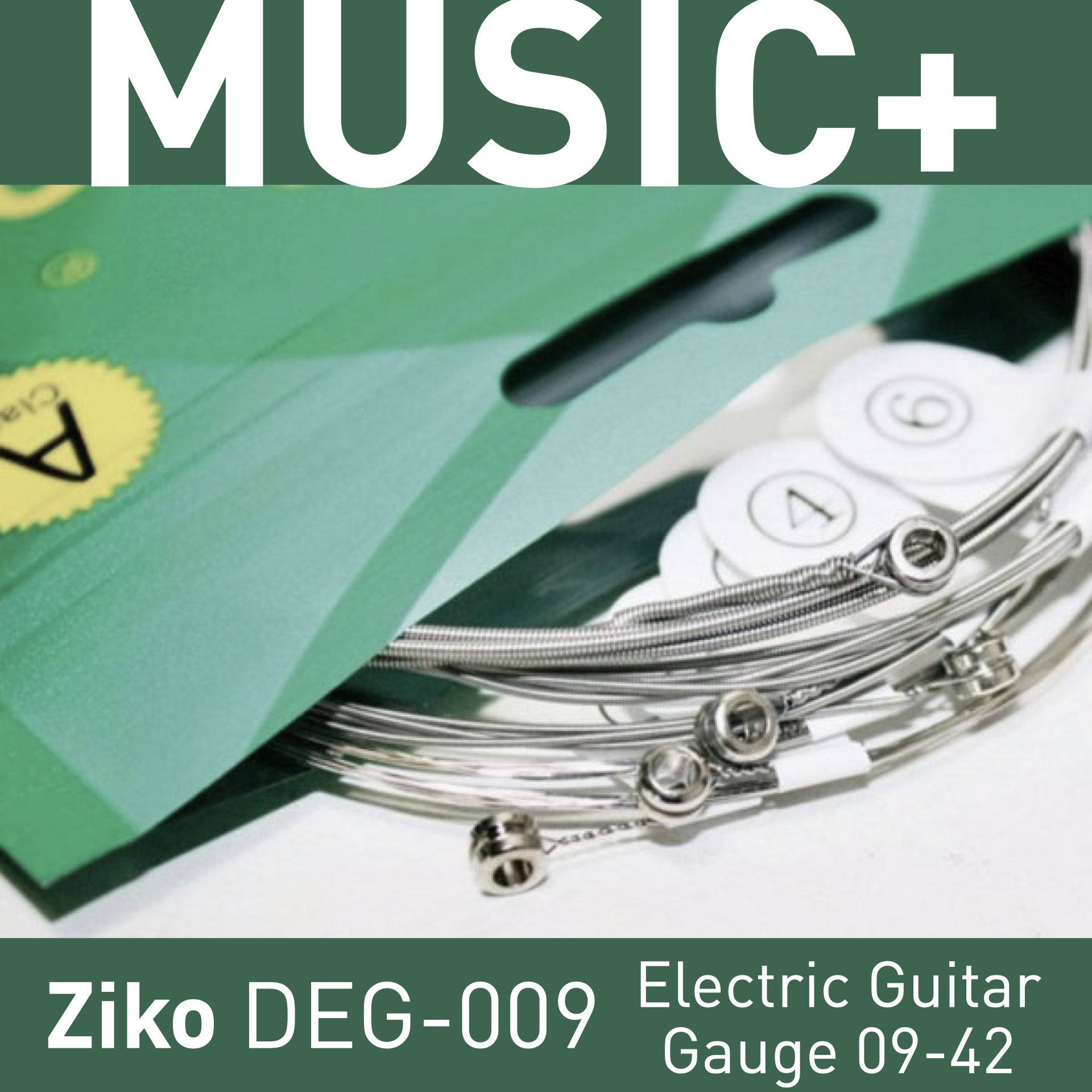 Ziko DEG Series Electric Guitar Strings (Nickel Wound) Extra Light