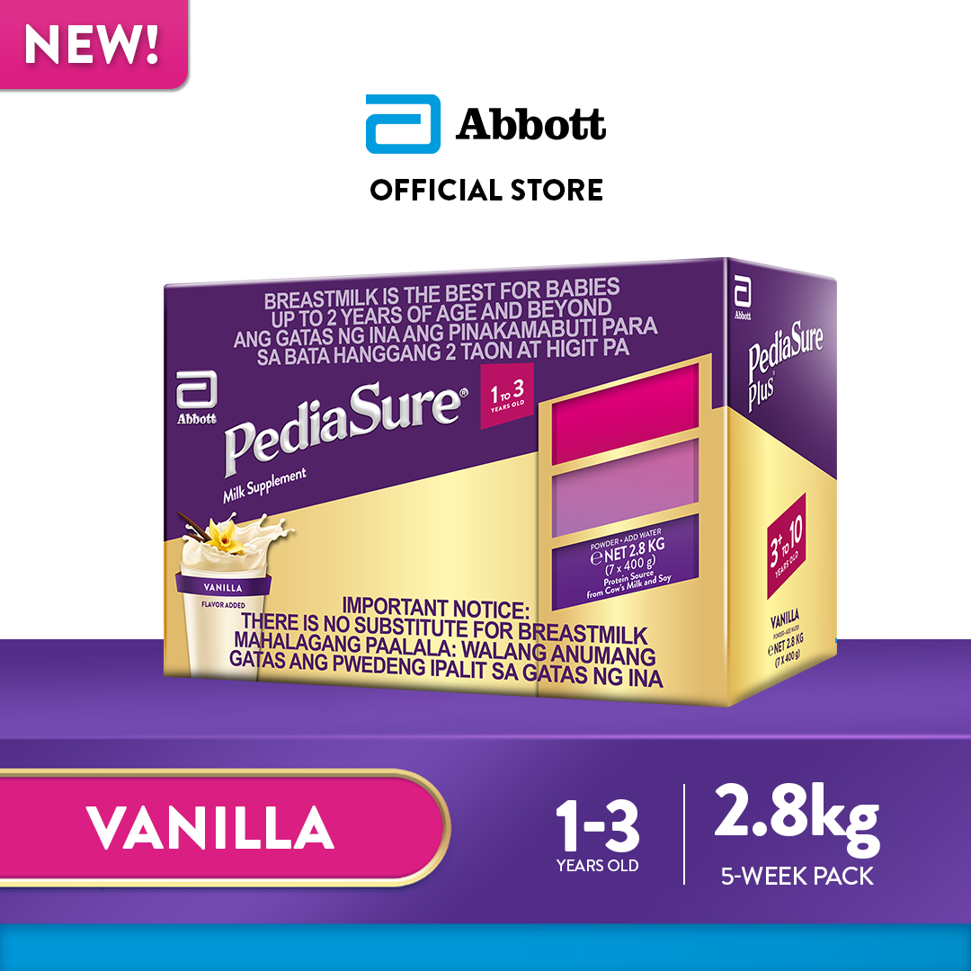 Pediasure Vanilla 2.8kg for Kids 1-3 Years Old Milk Supplement Powder