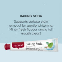 ENVICON TRADING Red Seal Toothpaste: Baking Soda: Paraben Free No Added Fluoride