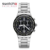 Swatch New Irony Chrono NIGHT FLIGHT AGAIN YVS444GC Stainless Steel Chronograph Watch
