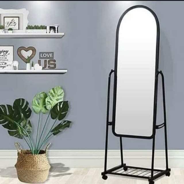 wholebody mirror classic salamin floor mounted mirror glass(awenshopppp)