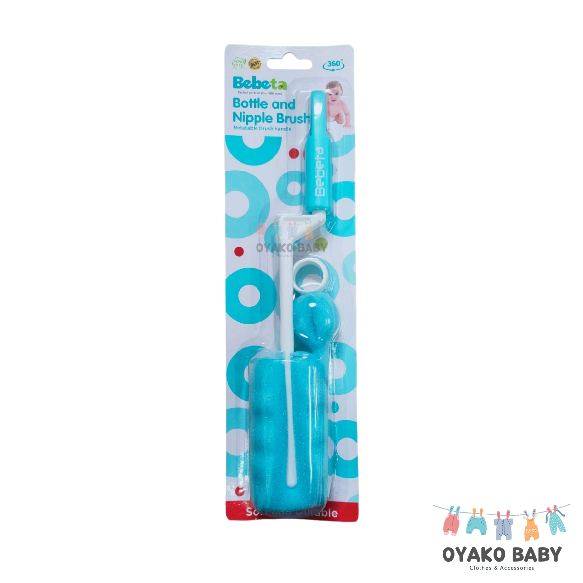 Bebeta Bottle & Nipple Brush Foam