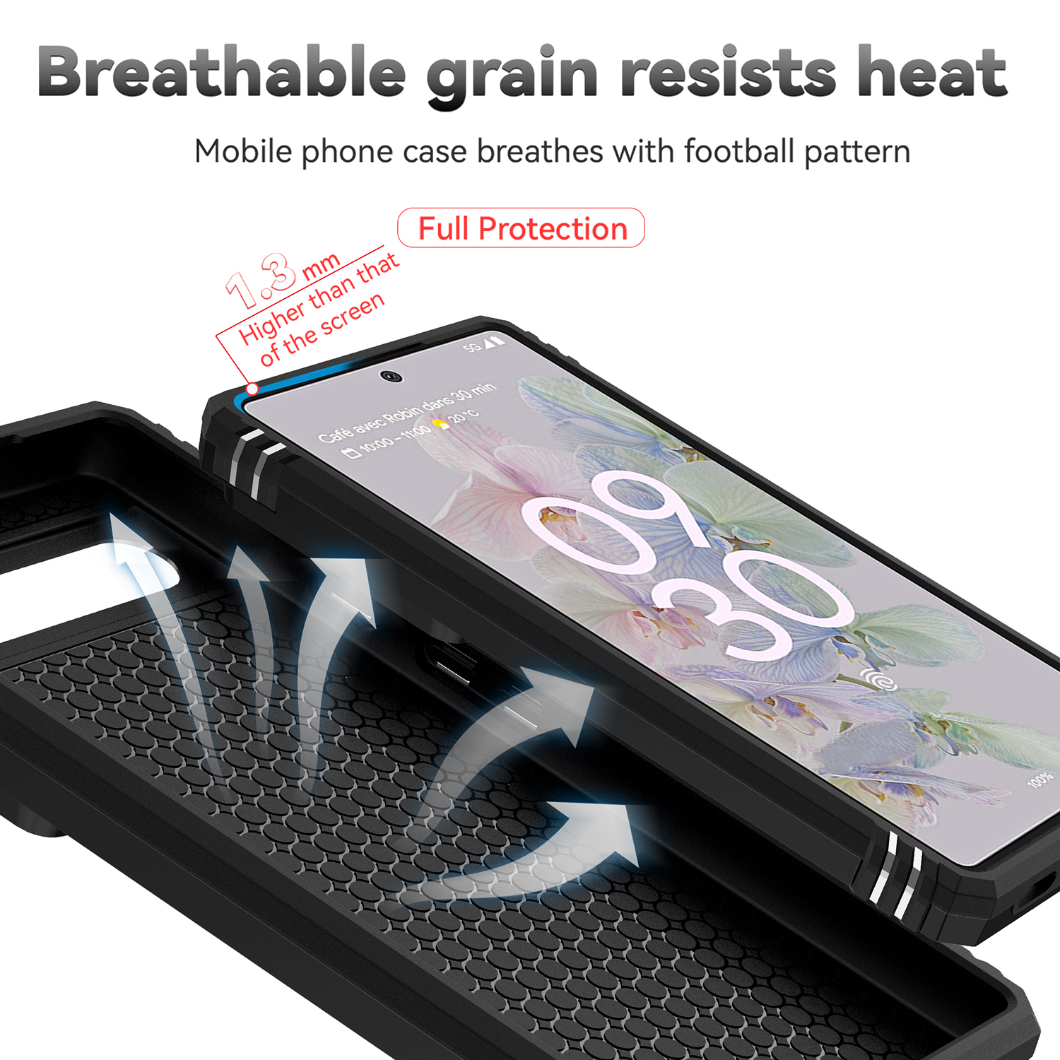 سعر Google Pixel 6A Case, Heavy Duty Protective Case With Ring