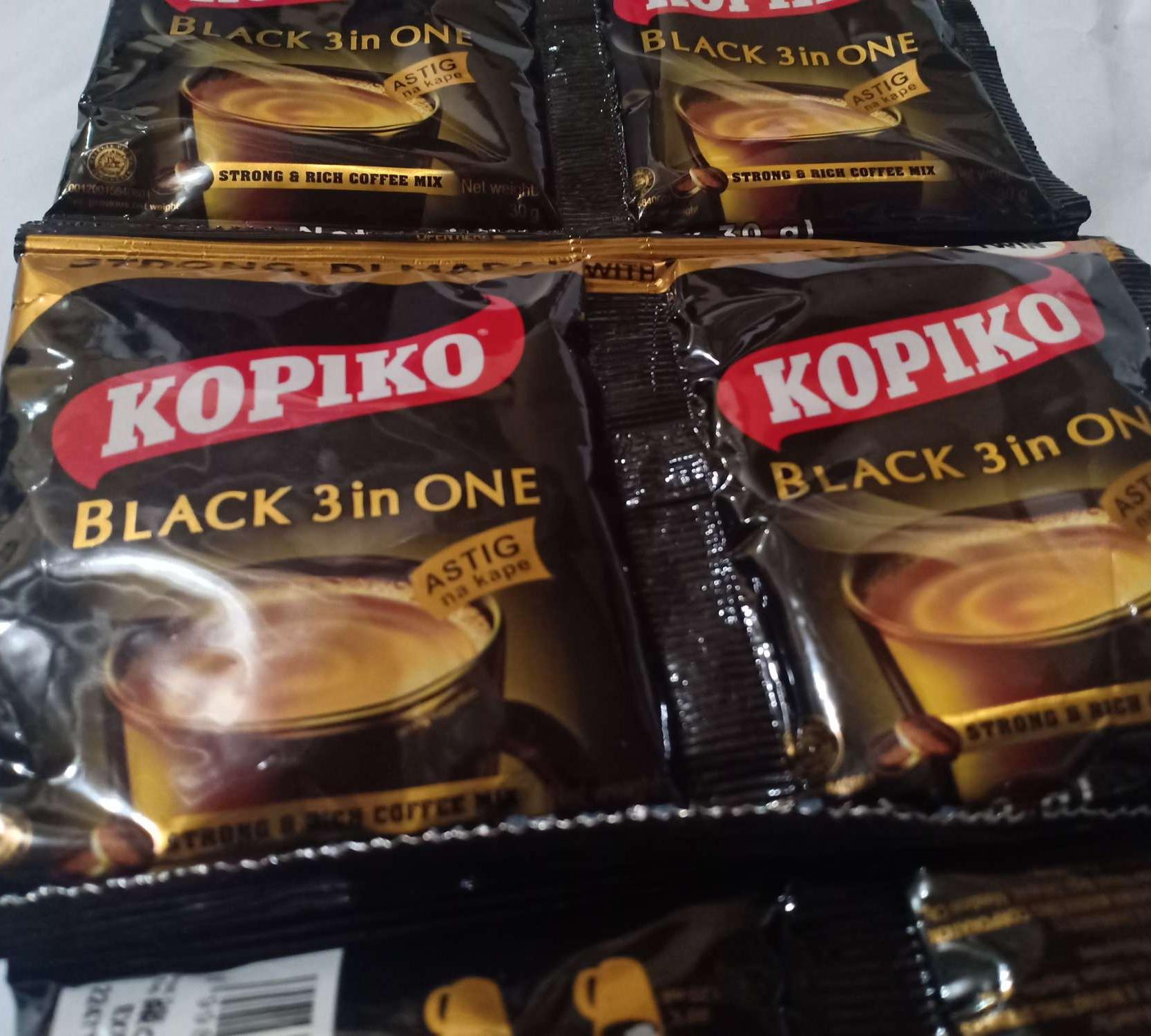 Coffee 3 in 1 Kopiko Black 10 Sachet Twin Pack review and price