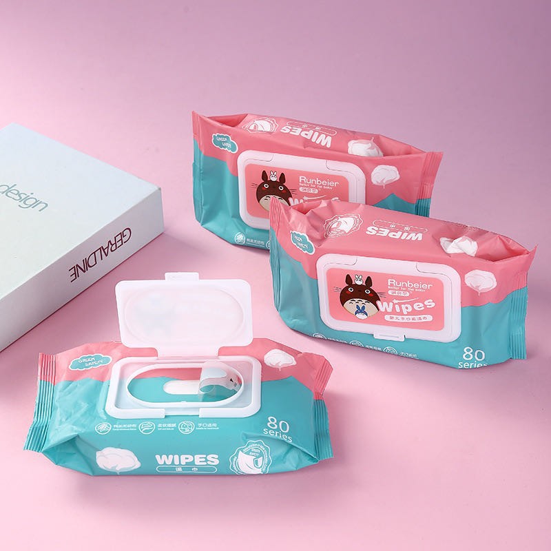 10pack BABY WIPES 80pcs per pack(Non-Alcohol-wetwipes) unilove baby wipes