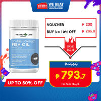 Healthy Care Fish Oil Double Strength Fish Oil Mini 200 Capsules Help Maintain Brain Heart Joint Health Chemist Warehouse