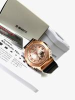 G Shock S Series GMAS2100PG-1A4  Pink Gold Dial Black Resin Watch for Women GMAS2100