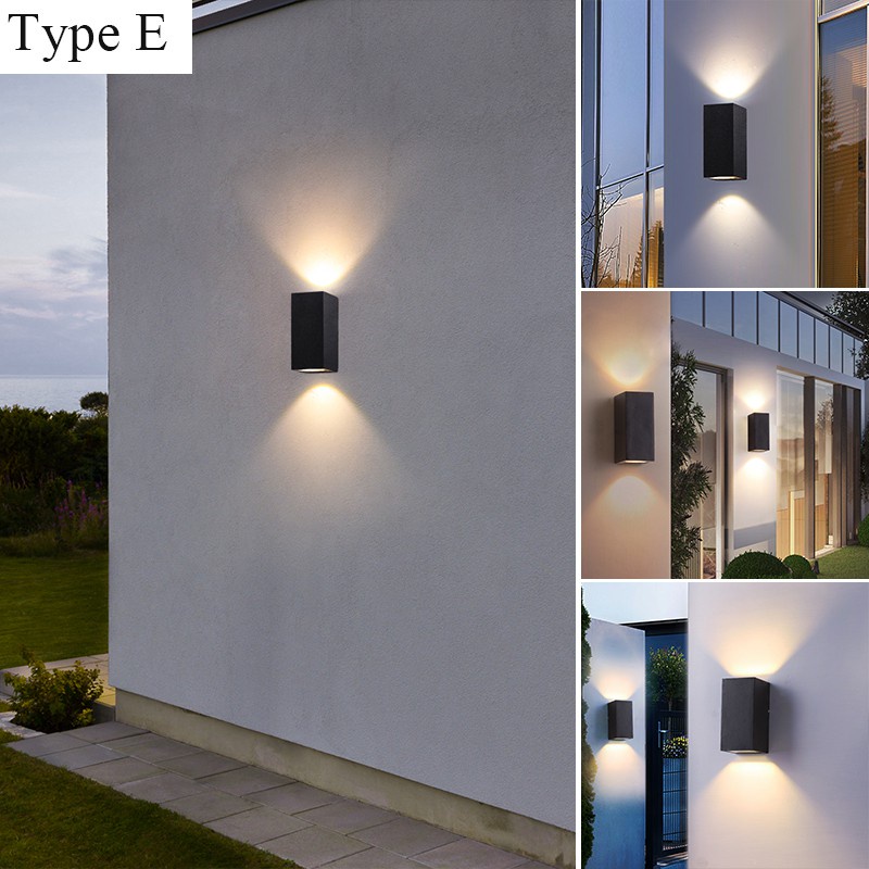 Wall Light LED Lamp IP65 Waterproof Indoor Outdoor Sconces Nordic Modern Decorative Wall Lamps Garden Porch Light