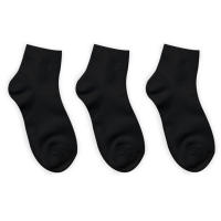 CityKids School Socks Plain (Black - Pack of 3)