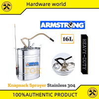 Armstrong Manual Sprayer 16L Knapsack Sprayer Stainless 304 Disinfectant Spray Heavy Duty