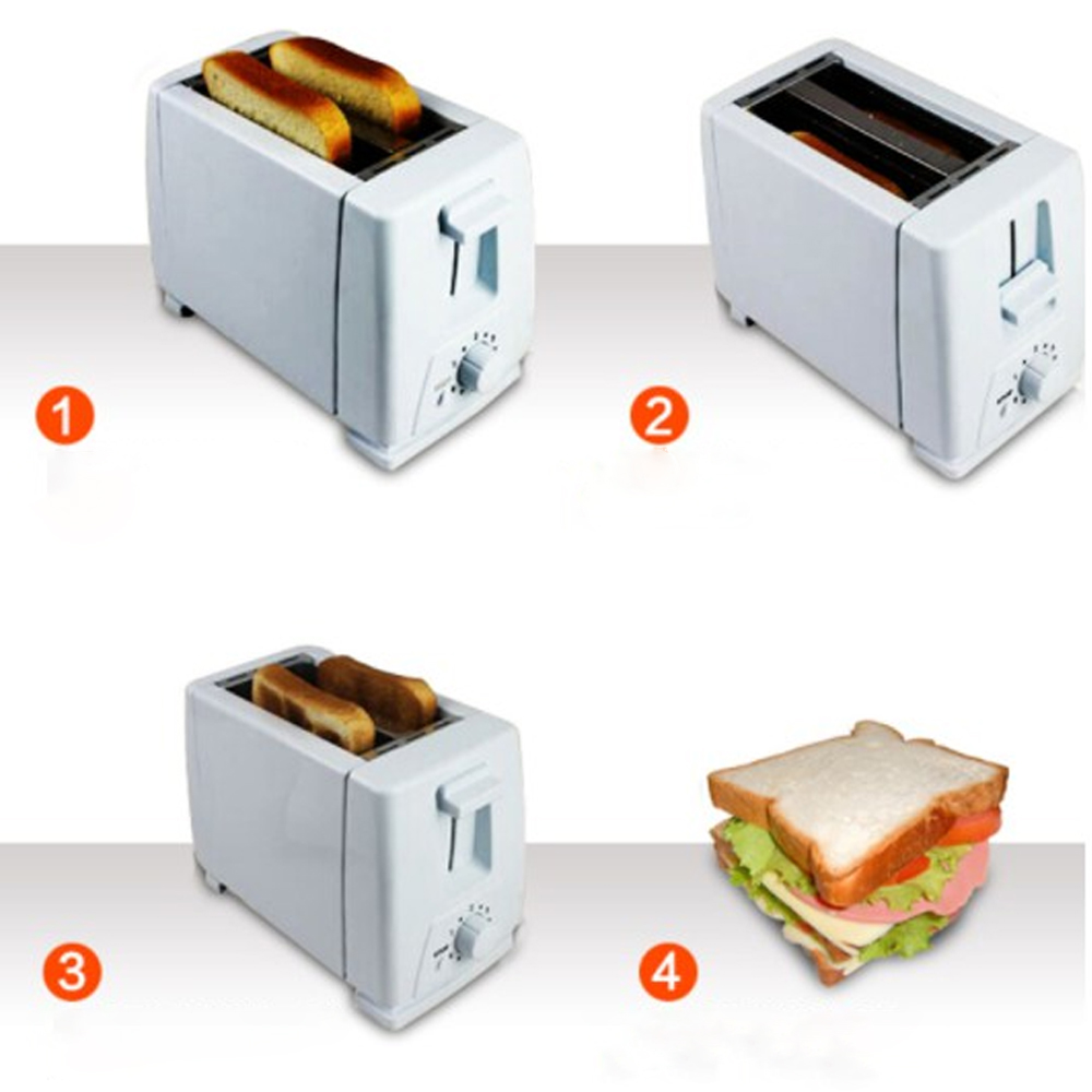 Electronic Bread Toaster Stainless Steel Affordable And Durable 2 Slice