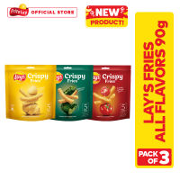 Lays Crispy Fries 90g All Flavors - Pack of 3