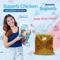 Purreetty Superb Low Sodium Cat Food 1kg (Chicken Bbq  Flavor) (Repacked)