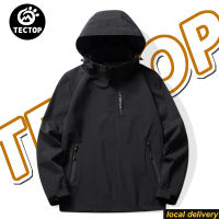 TECTOP Waterproof Windbreaker Jacket for Men Women Outdoor Hiking Cycling Sports Coat