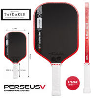 【Tasdaker】 New T700 Pro Carbon Fiber Matte Rough Surface Pickleball Paddle 14mm/16mm Agassi Pro Pickleball Paddle Set USA Approved Professional Competition Beginner Racket Lightweight Honeycomb Core Paddle