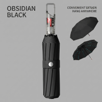 Non-Rebound Automatic Umbrella 80 Ribs Typhoon-Proof Heavy Rain Windproof Large Folding Umbrella