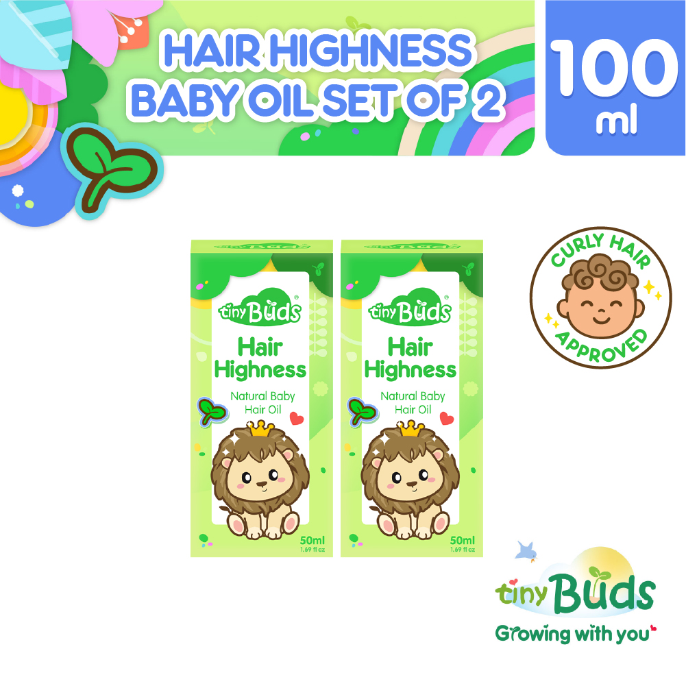Tiny Buds Hair Highness Natural Baby Hair Oil 50ml Set of 2