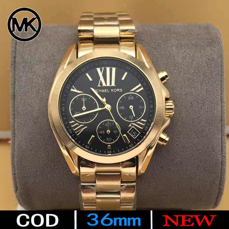 Women Pawnable Original Gold MK Watch 