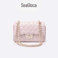 Seagloca New Fashionable Womens Rhombus Chain Sling Two Way Shoulder Bag No 1131