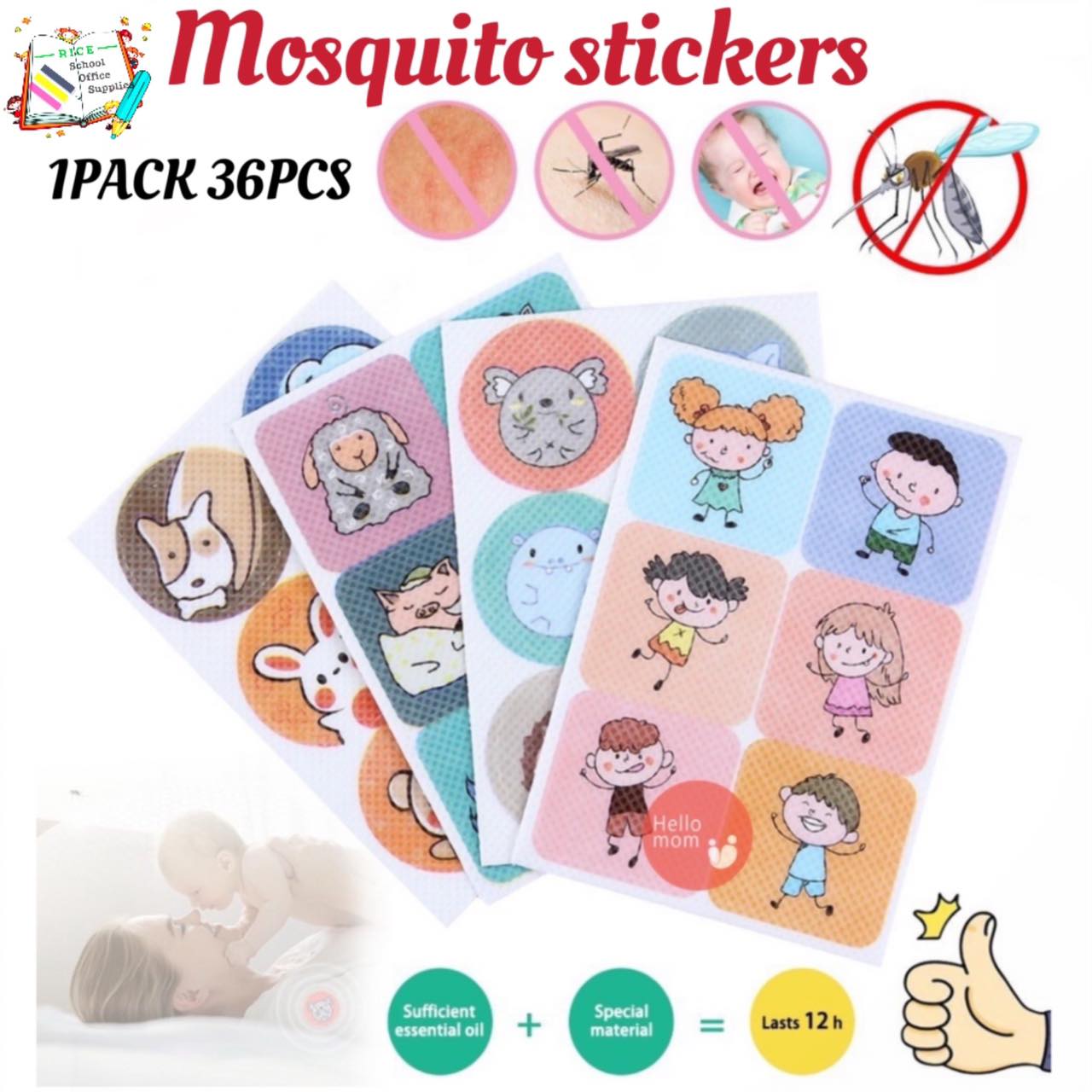 （1PACK 36PCS ）Mosquito repellent Patch & Sticker Cartoon Design pelekat halau nyamuk Repellant Patch Sticker