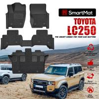 SmartMat Dual Layer Car Mat 3 Rows for Toyota Land Cruiser Prado LC250 2024 up to latest