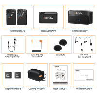 COMICA BooMax 2.4G 32-Bit Float Internal Recording Wireless Microphone with 32G On-Board RecordingCardioid/Omnidirectional Pattern Switch3 Eq Options for Better Sound Quality and 250m Working RangeCompatibile with Mobile Phone/PC/Camera.