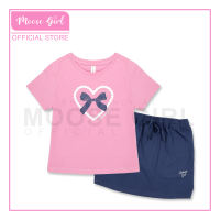 Moose Girl Blouse With Skirt Set with Print Pink Taffy and Space (GBSKS 608 9168 LP)