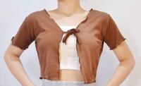 Bolero Tally Top only Women Sweater Cardigan ClothingHub lettuce sewing clothe top