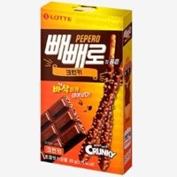 LOTTE PEPERO CHOCOLATE BISCUITS 37G KOREAN SNACK