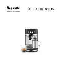 Breville Bambino® Plus Black Truffle Espresso Machine with Auto Milk Texturing Black and Stainless Steel Home Appliance