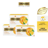 Twinings Lemon & Ginger (25s) Bundle of 3