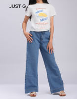 Just G Mid Rise Loose Straight Denim Jeans