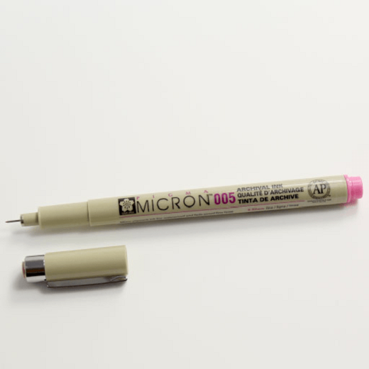 Sakura Pigma Micron 005 1.0mm Inks Water-based pigment ink Quick-drying ink No bleed-through thin paper