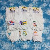 Newborn pajama 3n1 pack whiteLength 12 inches