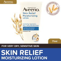 Aveeno Skin Relief Body Lotion 71ml - Moisturizing Lotion for Sensitive Skin Dry and Itchy Skin Eczema Atopic Dermatitis