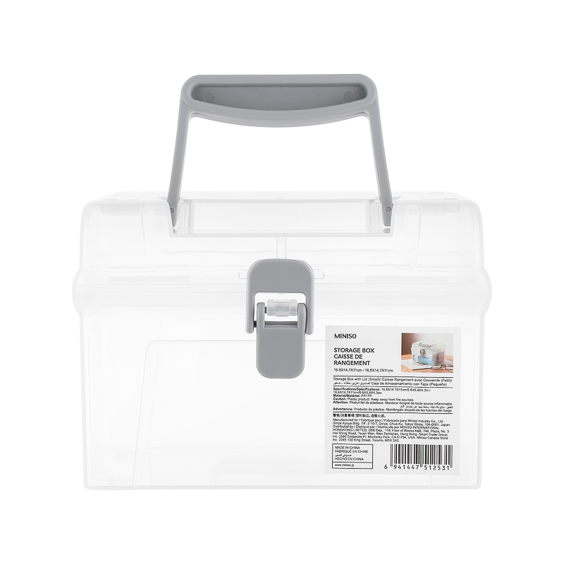 Miniso Storage Box with Lid Large Small Long Container Organizer review