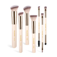 MAANGE 7Pcs Professional Makeup Brush Set Loose Powder Brush Foundation Brush Concealer Brush High-Quality Brush Set Suitable For Beginners