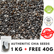 Organic Black Chia Seeds - Superfood with Omega 3