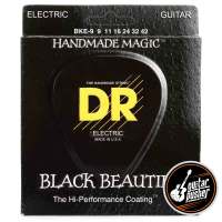 DR Black Beauties K3 Coated Medium-Big Heavy Electric Guitar Strings (BKE-7-10 BKE-9 BKE-10/52 BKE-10)