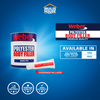 WEBER Polyester Body Filler with Hardener - 1L | 4L