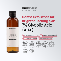 Dermorepubliq 7% Glycolic Acid (AHA) Skin Renewing Toner