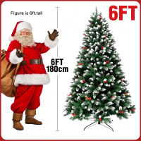【shipped today】christmas tree set with decorations Xmas tree decoration for home 3ft/4ft/5ft/6ft/7ft/8ft on sale makapal set