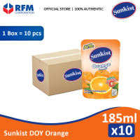 Sunkist DOY Orange Juice 185ml - Set of 10s