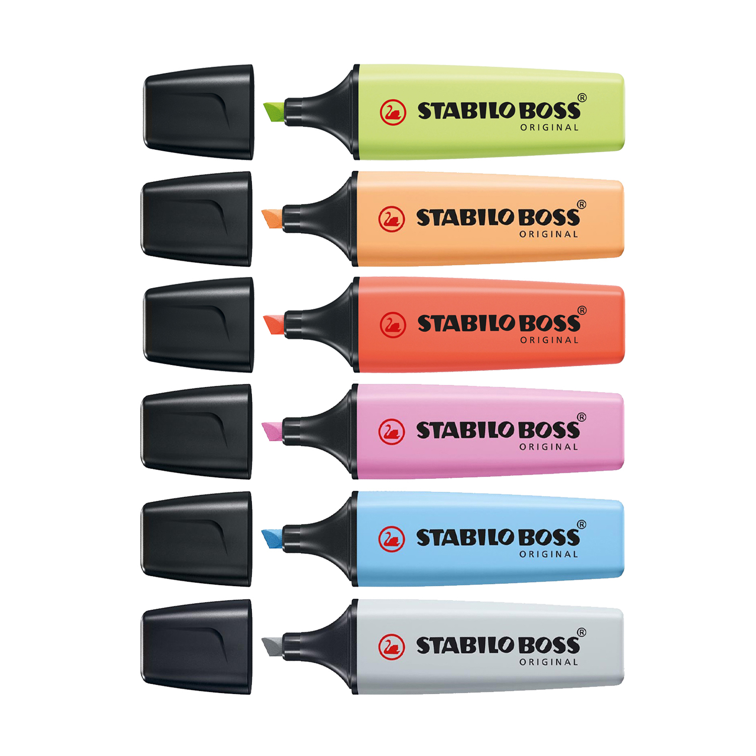 STABILO BOSS Pastel Highlighter Pen Marker Color Set School Office Stationery Sets